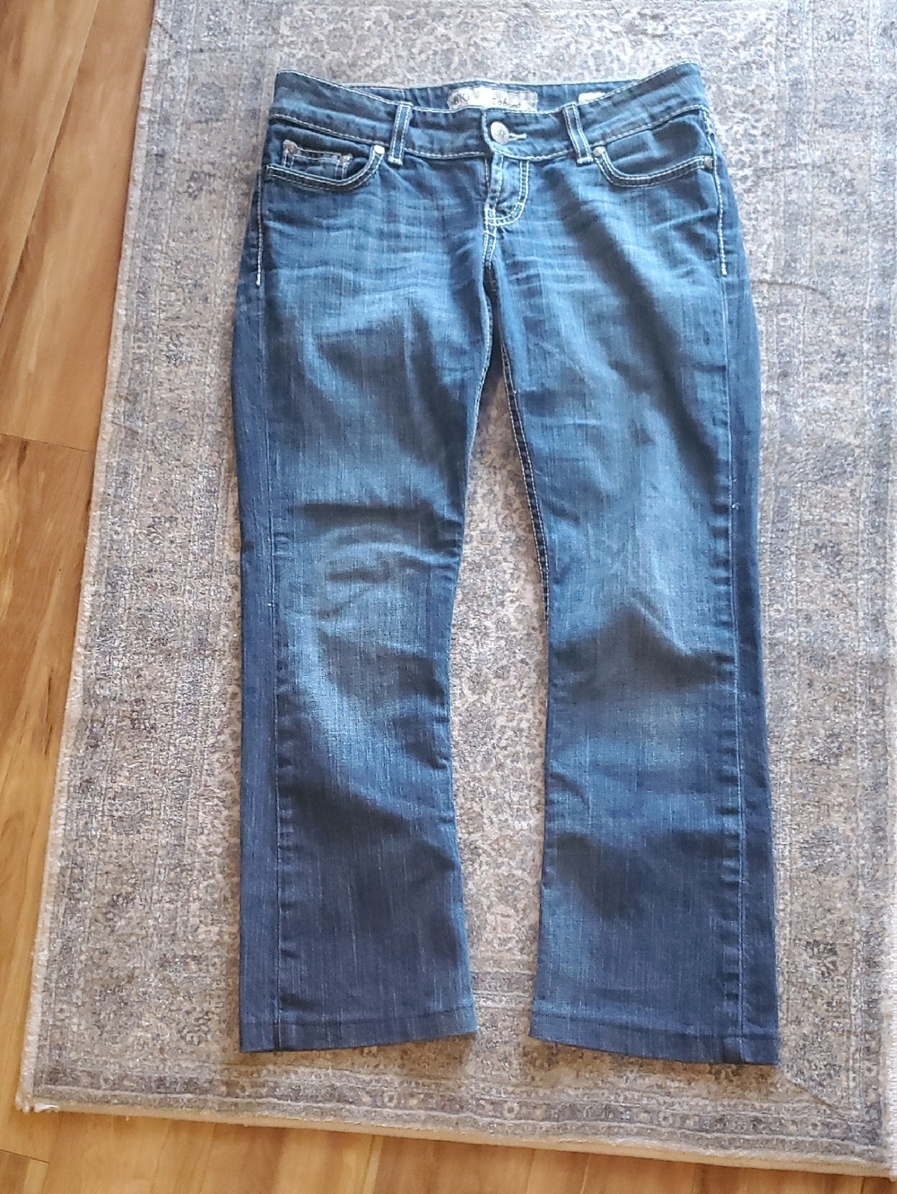 BKY Classic Women's Blue Jeans - Straight Leg